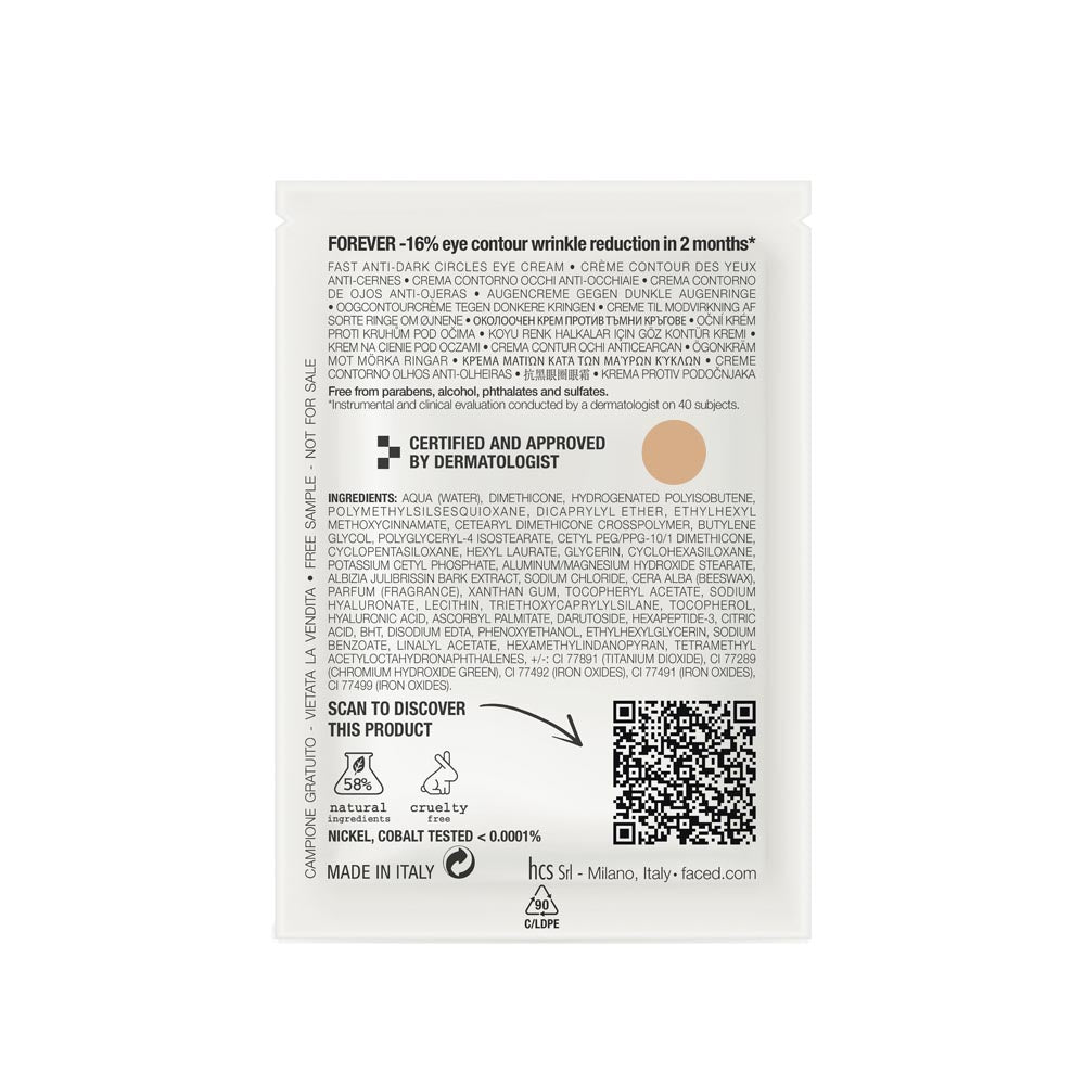 CAMPIONCINO CREMA CONTORNO OCCHI ANTI-OCCHIAIE - 1 ml - Face D