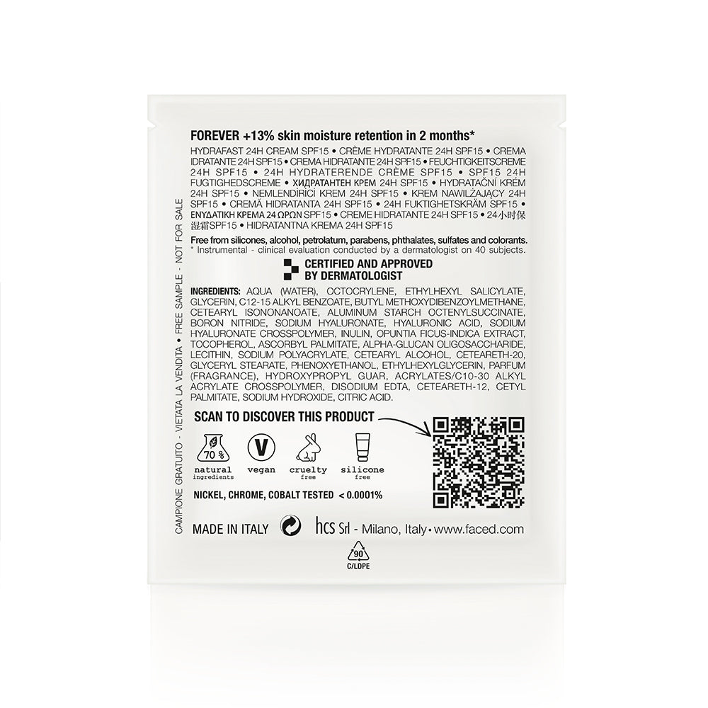 CAMPIONCINO CREMA IDRATANTE 24H SPF15 - 1 ml - Face D