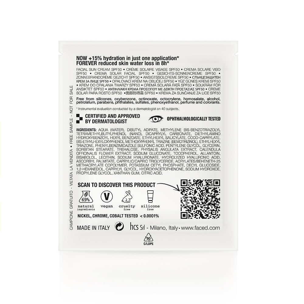 CAMPIONCINO HYDRASUN CREMA SOLARE SPF50 - 1 ml - Face D
