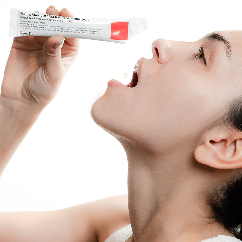 Integratore Collagene e Acido Ialuronico Pure Drink | Face D Integratore Collagene e Acido Ialuronico Pure Drink | Face D