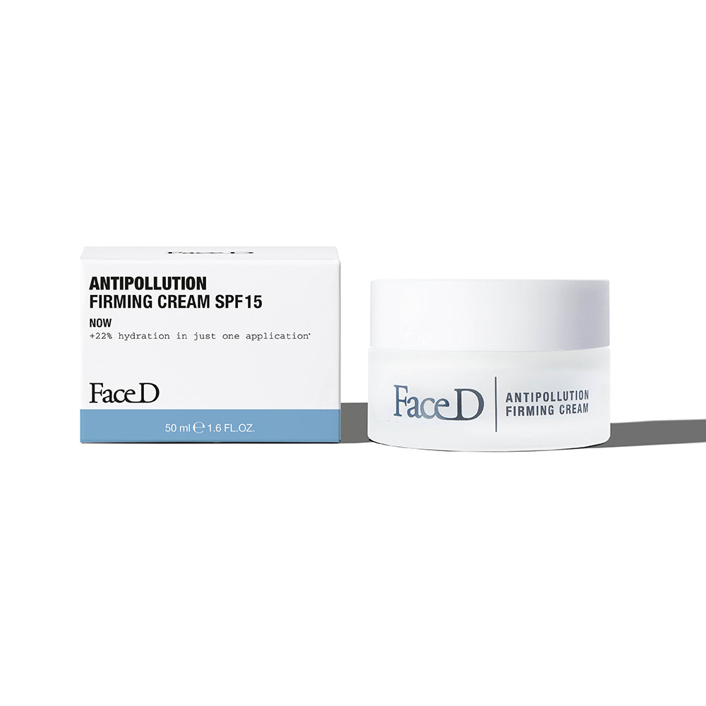 CREMA RASSODANTE ANTINQUINAMENTO SPF15 VISO E COLLO