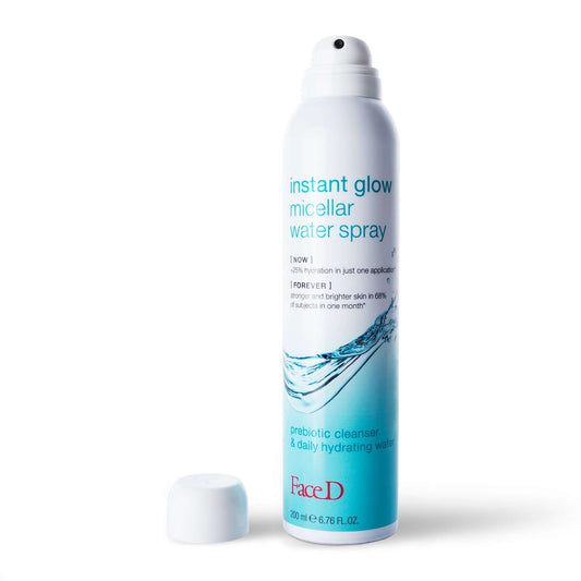 Instant-Glow-Micellar-Water-Spray-FaceD-Cleansers || Instant-Glow-acqua-micellare-spray-FaceD-Struccanti