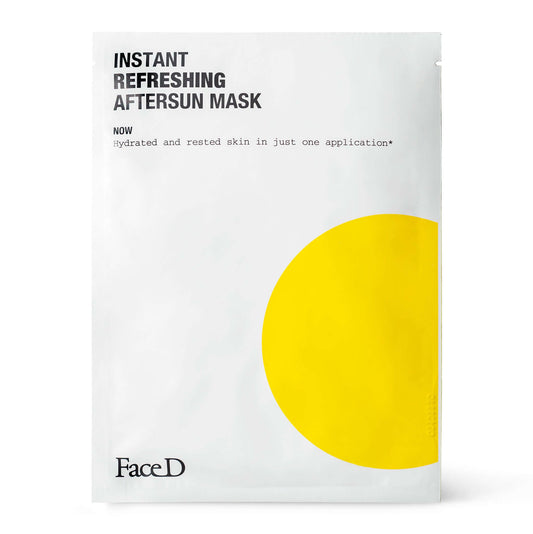 Refreshing-Aftersun-Face-Mask-FaceD-Moisturisers || Maschera-viso-doposole-rinfrescante-FaceD-idratazione