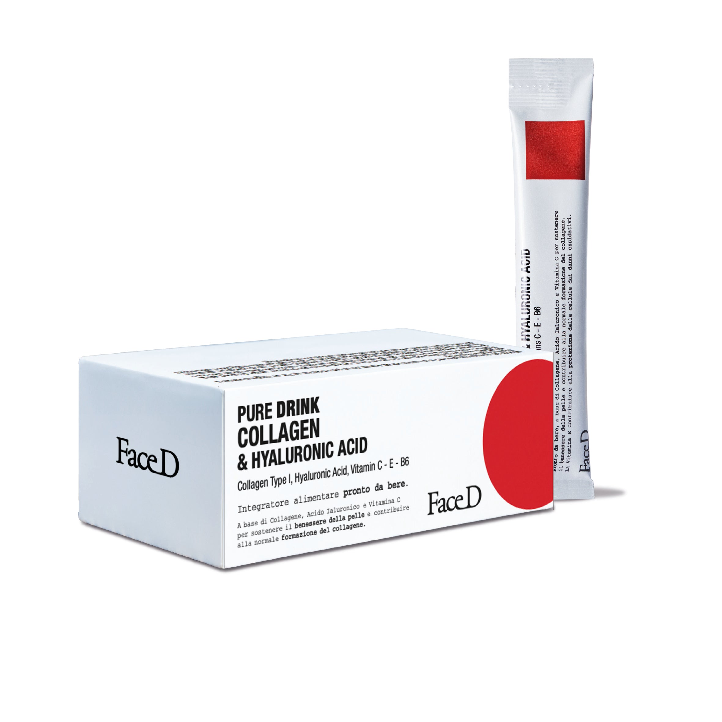 Integratore Collagene e Acido Ialuronico Pure Drink | Face D Integratore Collagene e Acido Ialuronico Pure Drink | Face D
